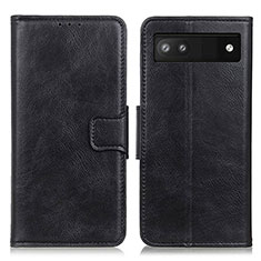 Coque Portefeuille Livre Cuir Etui Clapet M09L pour Google Pixel 7a 5G Noir