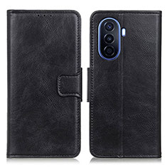 Coque Portefeuille Livre Cuir Etui Clapet M09L pour Huawei Enjoy 50 Noir