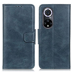 Coque Portefeuille Livre Cuir Etui Clapet M09L pour Huawei Honor 50 5G Bleu