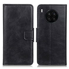 Coque Portefeuille Livre Cuir Etui Clapet M09L pour Huawei Honor 50 Lite Noir