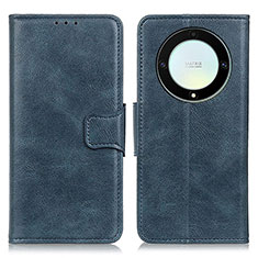 Coque Portefeuille Livre Cuir Etui Clapet M09L pour Huawei Honor Magic5 Lite 5G Bleu