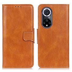 Coque Portefeuille Livre Cuir Etui Clapet M09L pour Huawei Nova 9 Marron