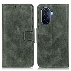 Coque Portefeuille Livre Cuir Etui Clapet M09L pour Huawei Nova Y70 Plus Vert