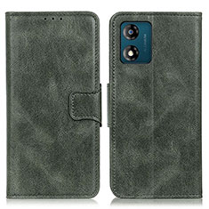 Coque Portefeuille Livre Cuir Etui Clapet M09L pour Motorola Moto E13 Vert