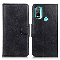 Coque Portefeuille Livre Cuir Etui Clapet M09L pour Motorola Moto E30 Noir