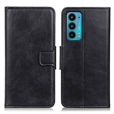 Coque Portefeuille Livre Cuir Etui Clapet M09L pour Motorola Moto Edge 20 5G Noir