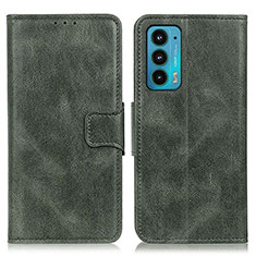 Coque Portefeuille Livre Cuir Etui Clapet M09L pour Motorola Moto Edge 20 5G Vert