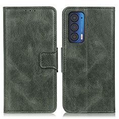 Coque Portefeuille Livre Cuir Etui Clapet M09L pour Motorola Moto Edge (2021) 5G Vert