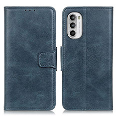 Coque Portefeuille Livre Cuir Etui Clapet M09L pour Motorola Moto Edge (2022) 5G Bleu