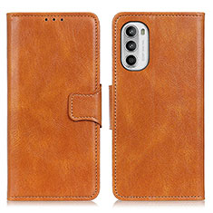 Coque Portefeuille Livre Cuir Etui Clapet M09L pour Motorola Moto Edge (2022) 5G Marron