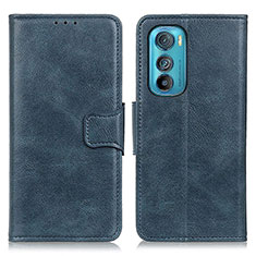 Coque Portefeuille Livre Cuir Etui Clapet M09L pour Motorola Moto Edge 30 5G Bleu