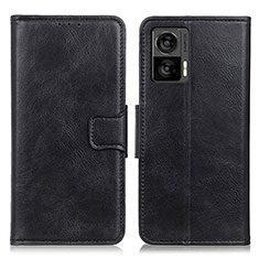 Coque Portefeuille Livre Cuir Etui Clapet M09L pour Motorola Moto Edge 30 Lite 5G Noir