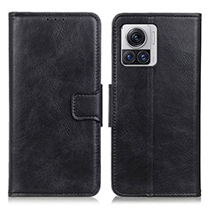 Coque Portefeuille Livre Cuir Etui Clapet M09L pour Motorola Moto Edge 30 Ultra 5G Noir