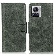 Coque Portefeuille Livre Cuir Etui Clapet M09L pour Motorola Moto Edge 30 Ultra 5G Vert