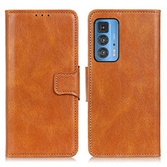 Coque Portefeuille Livre Cuir Etui Clapet M09L pour Motorola Moto Edge S Pro 5G Marron