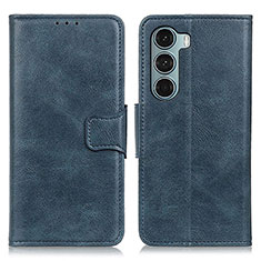 Coque Portefeuille Livre Cuir Etui Clapet M09L pour Motorola Moto Edge S30 5G Bleu