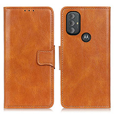 Coque Portefeuille Livre Cuir Etui Clapet M09L pour Motorola Moto G Play (2023) Marron