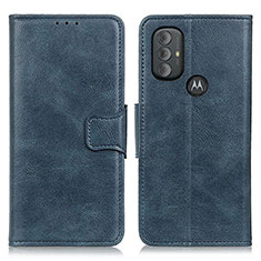 Coque Portefeuille Livre Cuir Etui Clapet M09L pour Motorola Moto G Power (2022) Bleu