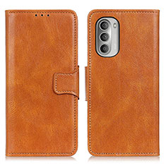 Coque Portefeuille Livre Cuir Etui Clapet M09L pour Motorola Moto G Stylus (2022) 4G Marron