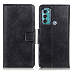 Coque Portefeuille Livre Cuir Etui Clapet M09L pour Motorola Moto G40 Fusion Noir