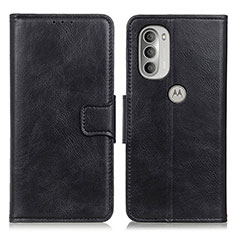 Coque Portefeuille Livre Cuir Etui Clapet M09L pour Motorola Moto G51 5G Noir