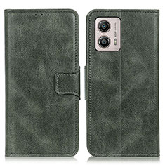 Coque Portefeuille Livre Cuir Etui Clapet M09L pour Motorola Moto G53 5G Vert