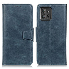 Coque Portefeuille Livre Cuir Etui Clapet M09L pour Motorola ThinkPhone 5G Bleu