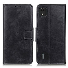 Coque Portefeuille Livre Cuir Etui Clapet M09L pour Nokia C2 2nd Edition Noir