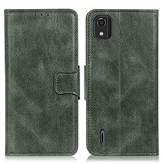 Coque Portefeuille Livre Cuir Etui Clapet M09L pour Nokia C2 2nd Edition Vert