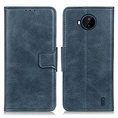 Coque Portefeuille Livre Cuir Etui Clapet M09L pour Nokia C20 Plus Bleu