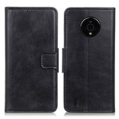 Coque Portefeuille Livre Cuir Etui Clapet M09L pour Nokia C200 Noir