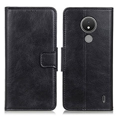 Coque Portefeuille Livre Cuir Etui Clapet M09L pour Nokia C21 Noir