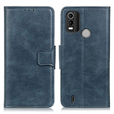 Coque Portefeuille Livre Cuir Etui Clapet M09L pour Nokia C21 Plus Bleu