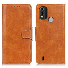 Coque Portefeuille Livre Cuir Etui Clapet M09L pour Nokia C21 Plus Marron