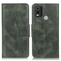 Coque Portefeuille Livre Cuir Etui Clapet M09L pour Nokia C21 Plus Vert