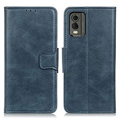 Coque Portefeuille Livre Cuir Etui Clapet M09L pour Nokia C210 Bleu