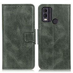 Coque Portefeuille Livre Cuir Etui Clapet M09L pour Nokia C22 Vert