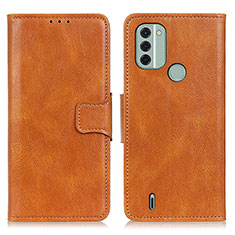 Coque Portefeuille Livre Cuir Etui Clapet M09L pour Nokia C31 Marron