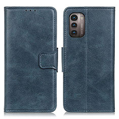 Coque Portefeuille Livre Cuir Etui Clapet M09L pour Nokia G11 Bleu