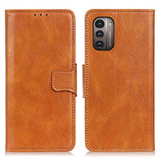 Coque Portefeuille Livre Cuir Etui Clapet M09L pour Nokia G11 Marron