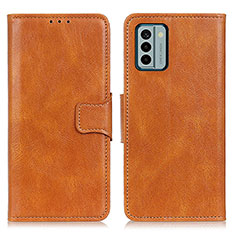 Coque Portefeuille Livre Cuir Etui Clapet M09L pour Nokia G22 Marron