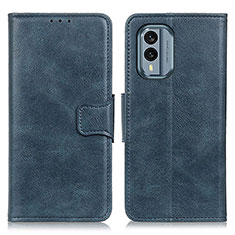 Coque Portefeuille Livre Cuir Etui Clapet M09L pour Nokia X30 5G Bleu