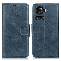 Coque Portefeuille Livre Cuir Etui Clapet M09L pour OnePlus 10R 5G Bleu