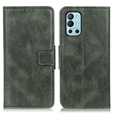 Coque Portefeuille Livre Cuir Etui Clapet M09L pour OnePlus 9R 5G Vert