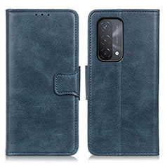 Coque Portefeuille Livre Cuir Etui Clapet M09L pour OnePlus Nord N200 5G Bleu