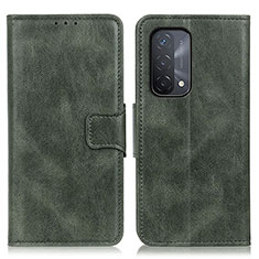 Coque Portefeuille Livre Cuir Etui Clapet M09L pour Oppo A54 5G Vert