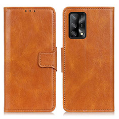 Coque Portefeuille Livre Cuir Etui Clapet M09L pour Oppo A74 4G Marron