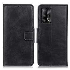 Coque Portefeuille Livre Cuir Etui Clapet M09L pour Oppo A74 4G Noir