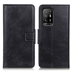 Coque Portefeuille Livre Cuir Etui Clapet M09L pour Oppo A94 5G Noir