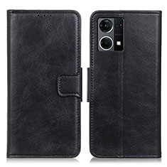 Coque Portefeuille Livre Cuir Etui Clapet M09L pour Oppo F21 Pro 4G Noir